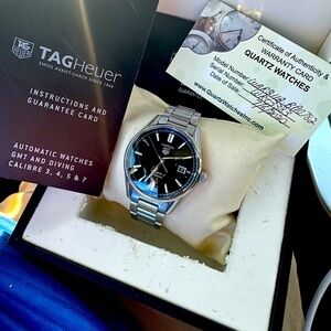 2020 TAG Heuer Carrera Calibre 5 , Black Dial